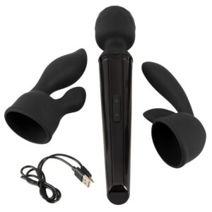 40 Years - Massagestab „Wand Vibrator mit 2 Aufsätzen“