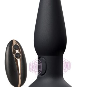 Black Velvets - Vibro-Analplug „Thumping Anus Butt Plug“ mit Fernbedienung