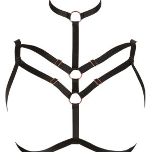 Cottelli CURVES - Brust-Harness aus Stretchriemen