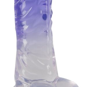 Crystal - Naturdildo „Clear Dildo with Balls“