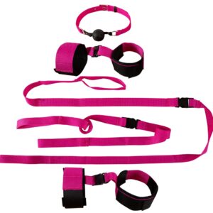 Fetish Fantasy Series - 10-teiliges Bondage-Set „Pink Passion Bondage Kit“