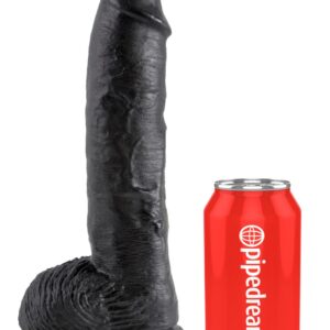 King Cock - Dildo „10" Cock with Balls“