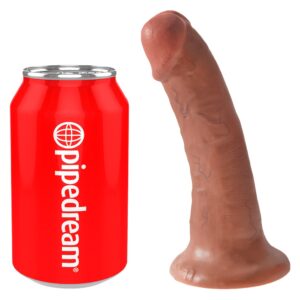 King Cock - Naturdildo 6" Cock mit Saugfuß