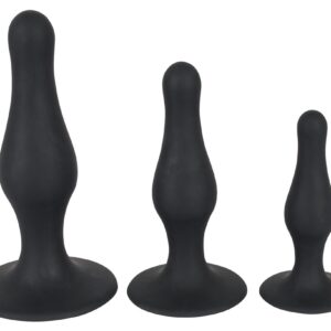 PRO ANAL - 3-teiliges Analplug-Set aus Silikon