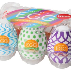 TENGA - 6-teiliges Masturbator-Set „Egg Variety Pack Wonder“ mit verschiedenen Stimulationsstrukturen