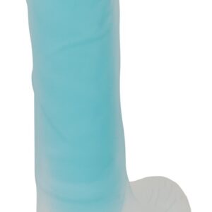 You2Toys - Naturdildo „Glow in the Dark” mit Saugfuß