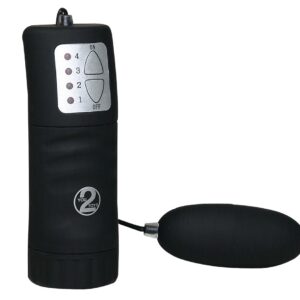 You2Toys - Vibroei „Velvet Black Bullet“ mit Fernbedienung und 4 Vibrationsstufen