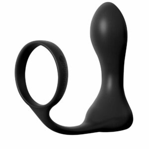 Anal Fantasy - Anal Fantasy Rechargeable Ass-Gasm Pro: Vibroplug mit Penis-/Hodenring