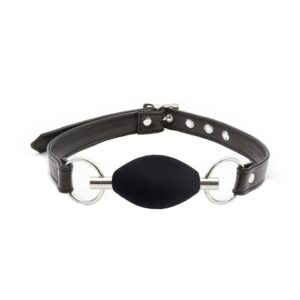 Black Label - Black Label Silicone Oval Ball Gag: Ballknebel