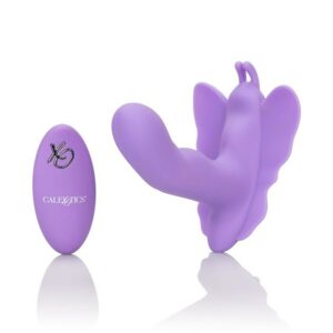 California Exotics - Butterfly Remote Rocking Penis: Minivibrator mit Klitorisreizer