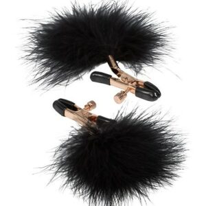 California Exotics - Entice Feather Nipplettes: Nippelklemmen mit Federn