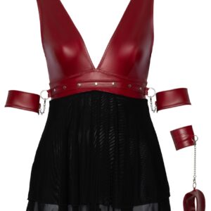 Cottelli BONDAGE - Babydoll inklusive Armfesseln