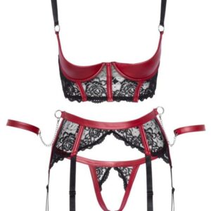 Cottelli Bondage - Strumpfhalter-Set - Schwarz