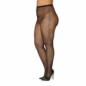 Dreamgirl - Netzstrumpfhose mit Strass