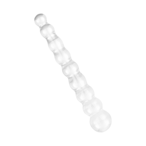 EIS - Glasdildo mit Kugelstruktur