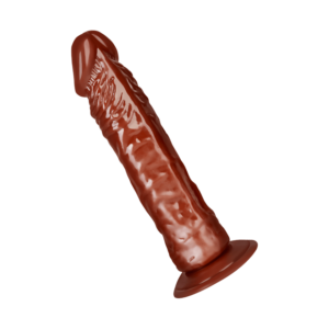 EIS - Naturdildo mit Aderung und Saugfuß