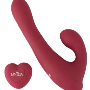 JAVIDA - „RC Rotating Rabbit Vibrator“ mit Fernbedienung im Herzdesign