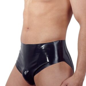 LateX - Latex-Herrenslip mit Pump-Plug