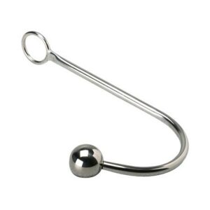 Master Series - Master Series Hooked Stainless Steel Anal Hook: Edelstahl-Analdildo