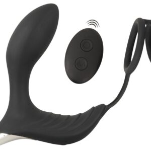 Men's Toys - „RC Prostata Vibrator mit Penis- und Hodenring“