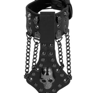 Ouch! - Ouch! Skulls and Bones Skull Bracelet with Chains: Armband