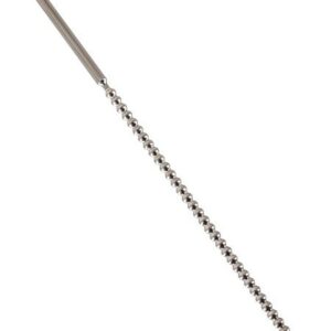 Penis Plug - Dip Stick Ribbed: Edelstahl-Dilator (6mm)