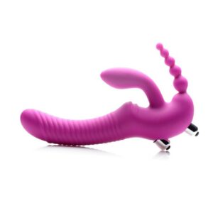 Strap U - Strap U Regal Rider: Strapless Vibro-Strap-On mit Analplug