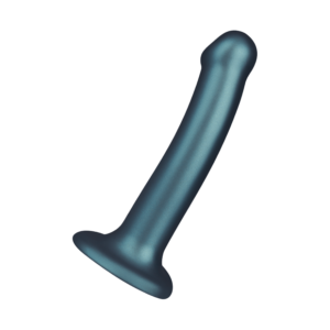 Strap-on-me - Soft Silicone Dildo Metallic - Size M