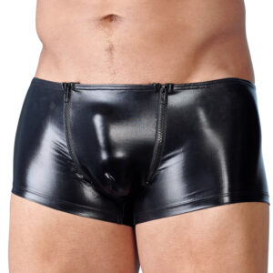 Svenjoyment Underwear - Wetlook Heren Boxer Met Rits