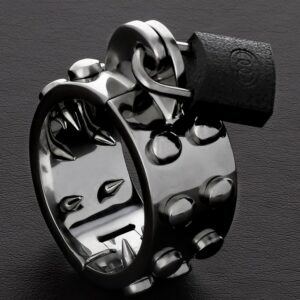 TRIUNE - Triune Kalis Teeth Spiked Chastity: Edelstahl-Penisring mit Spikes