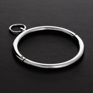 TRIUNE - Triune Round Bar Slave Collar: Edelstahl-Halsfessel (M)