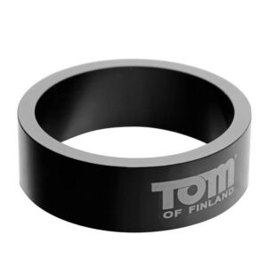 Tom of Finland - Tom of Finland Gun Metal Cock Ring (50 mm): Penis-/Hodenring