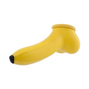 Toylie - Toylie Banane: Latex-Penis-Hodenhülle (13cm)