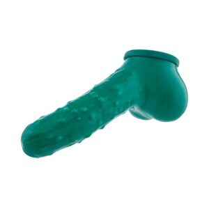 Toylie - Toylie Gurke: Latex-Penis-Hodenhülle (13cm)