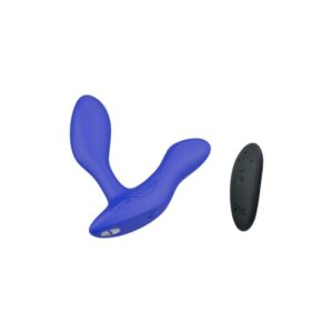 We-Vibe - Vector+ Prostata-Vibrator mit App und Fernbedienung - Blau