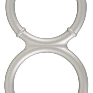 You2Toys - „Metallic Silicone cock and ball ring“ aus Silikon